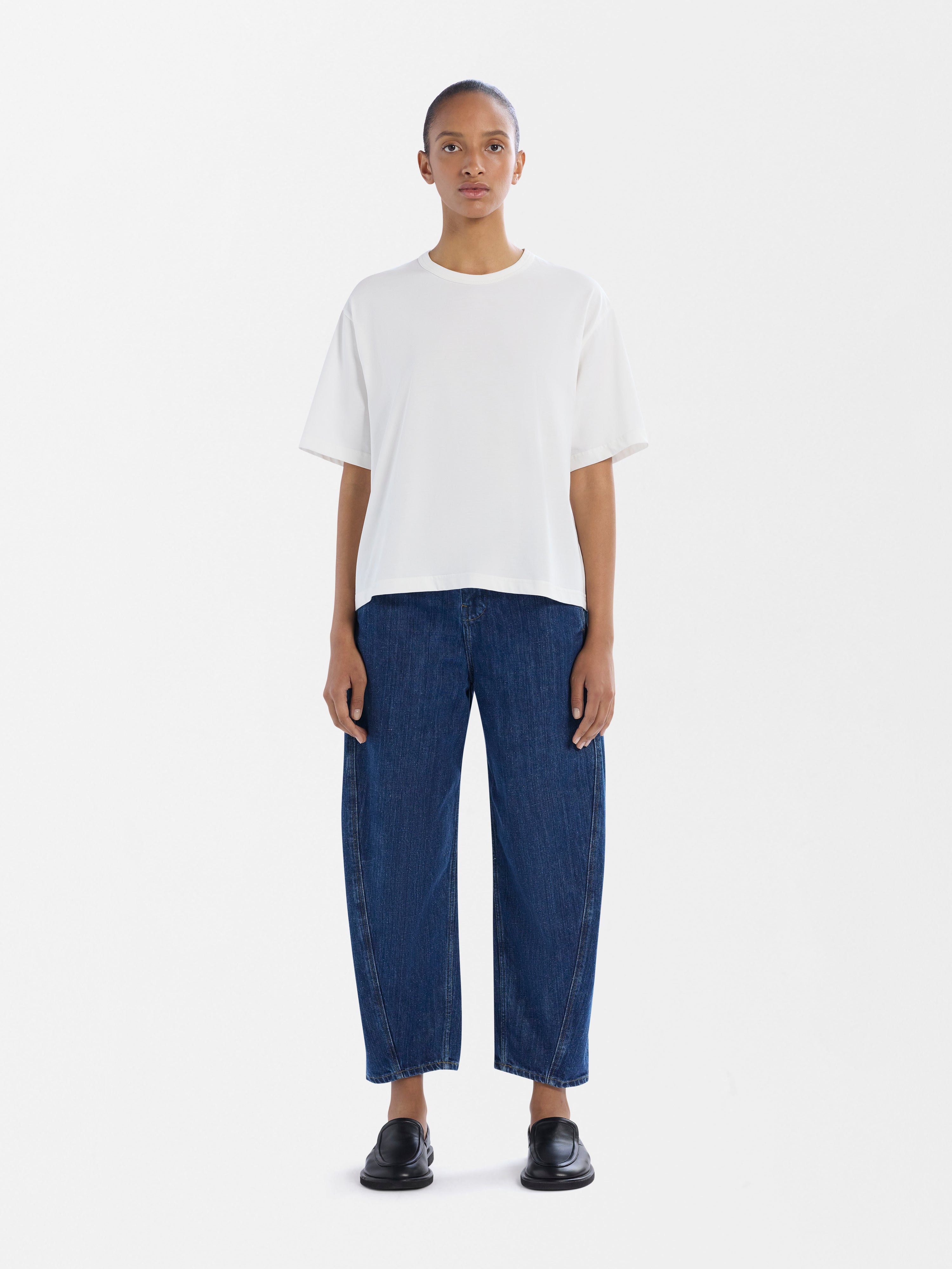 Akerman Washed Denim Pant in Indigo– Studio Nicholson