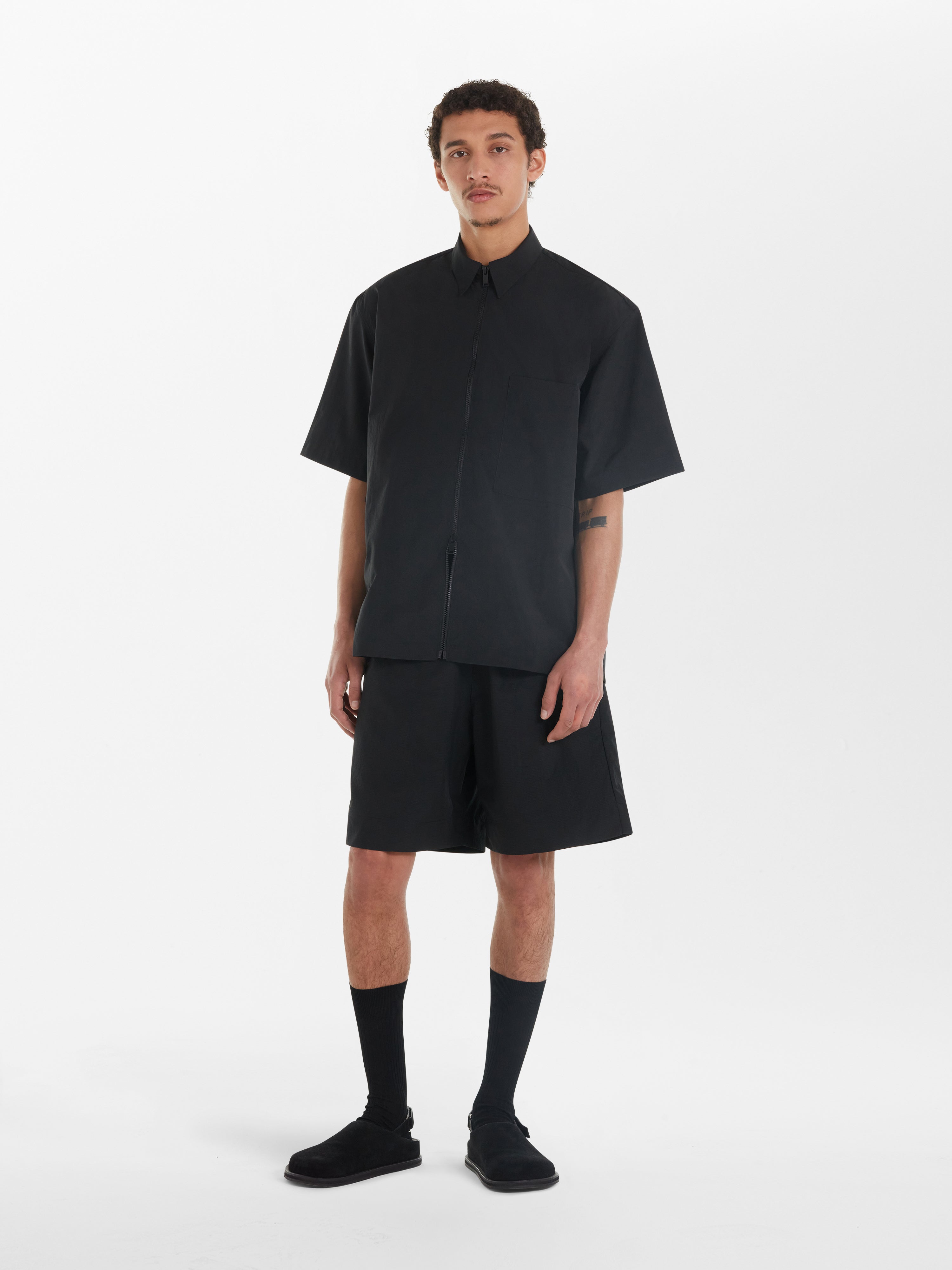 Ford Ripstop Shorts in Black– Studio Nicholson