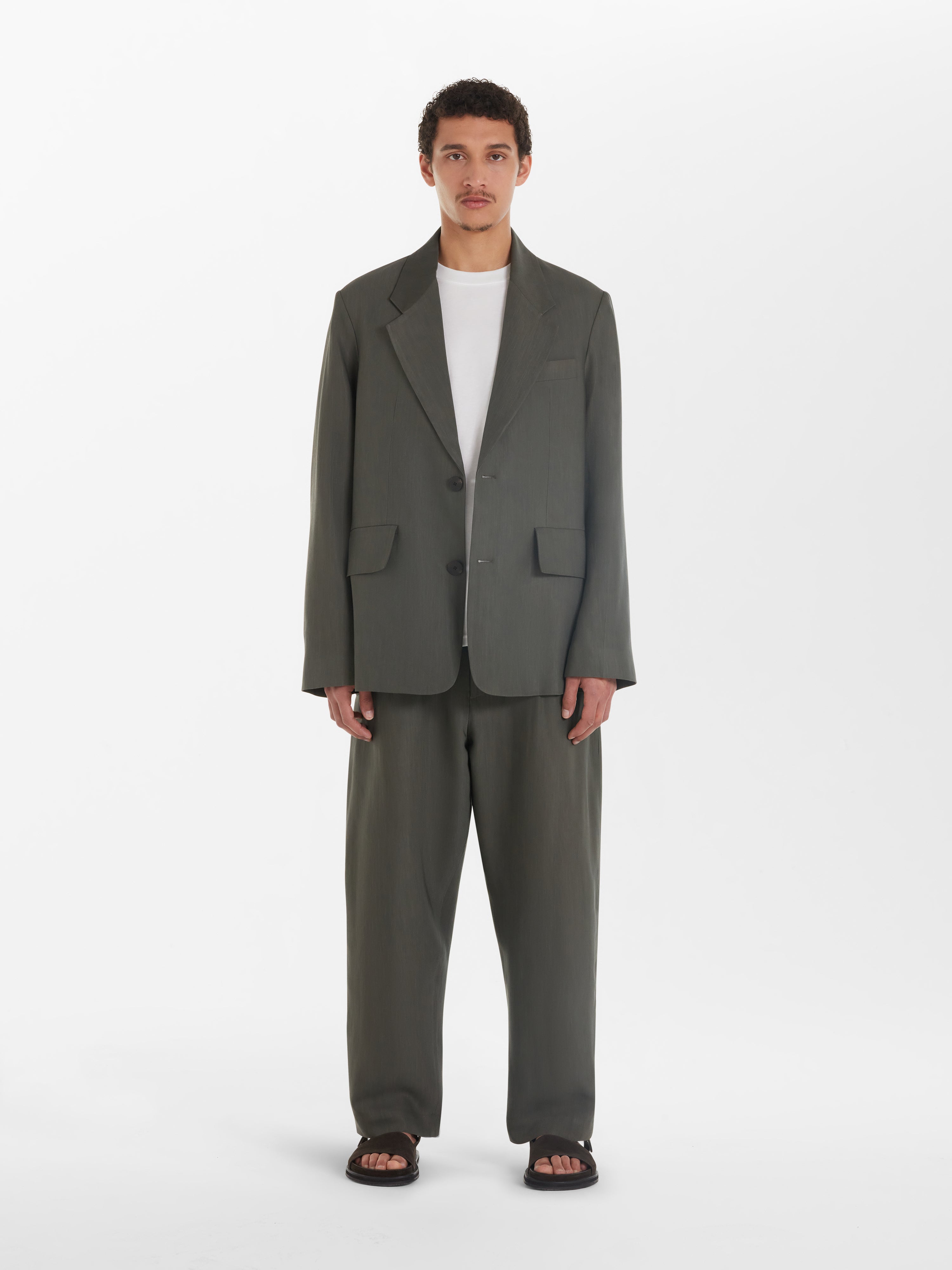 Mizumi Jacket in Black Olive– Studio Nicholson