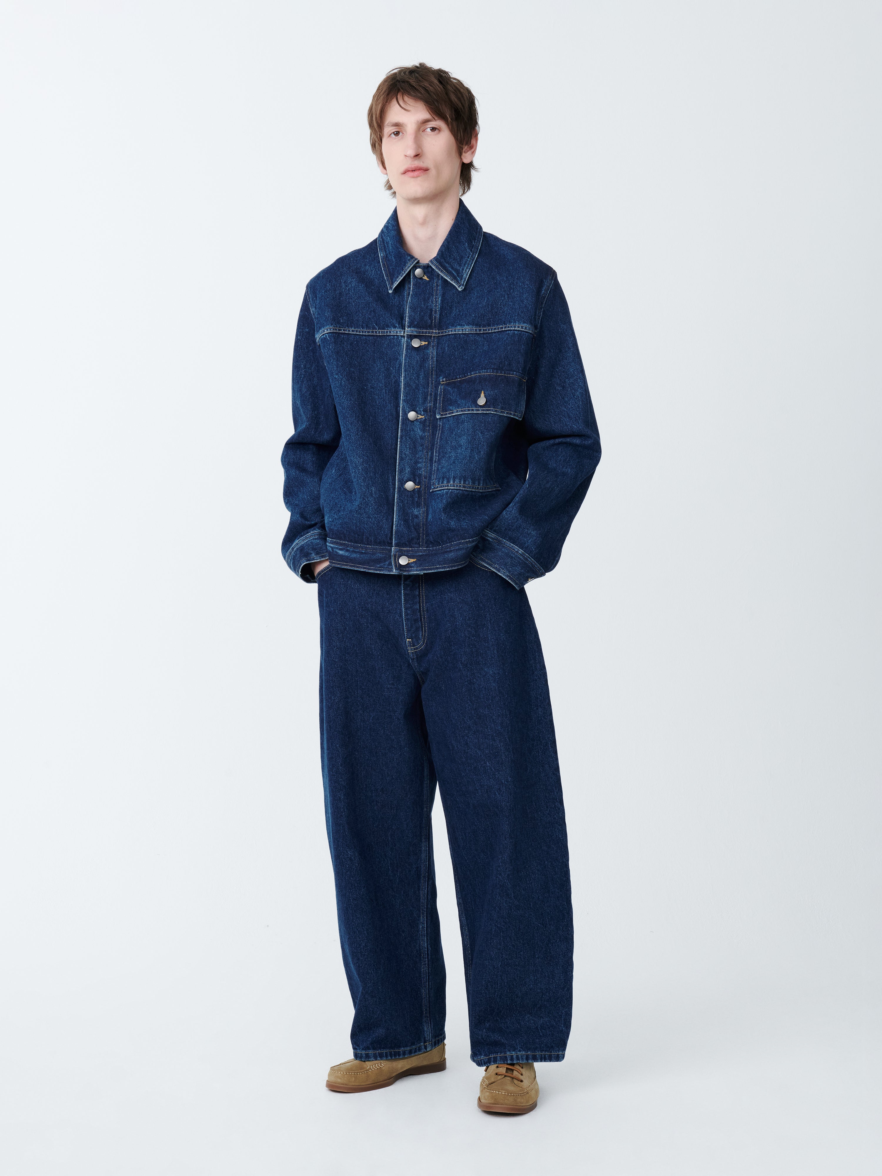 Petar Denim Jacket in Indigo Wash– Studio Nicholson