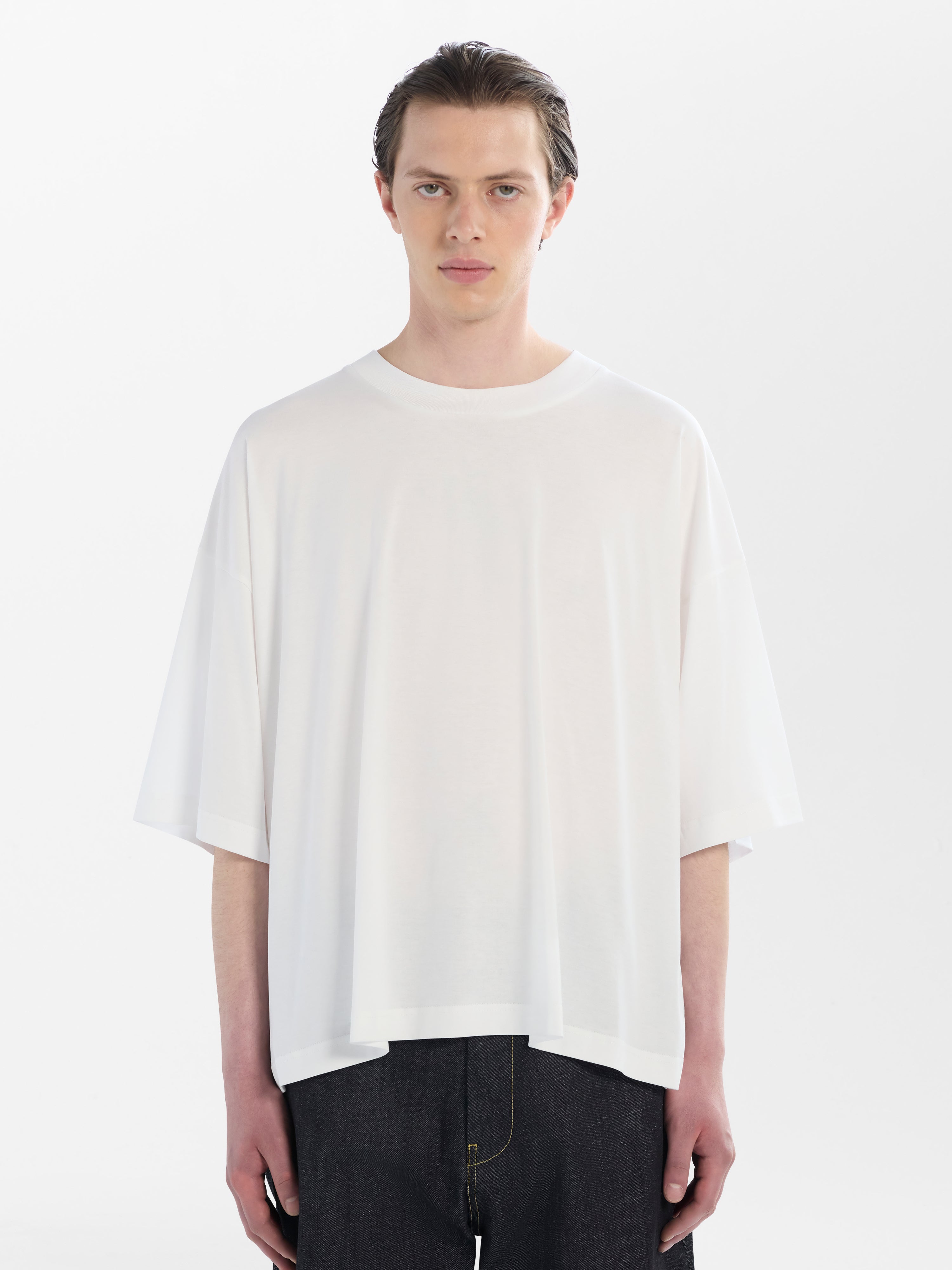 Piu T-Shirt in Optic White– Studio Nicholson