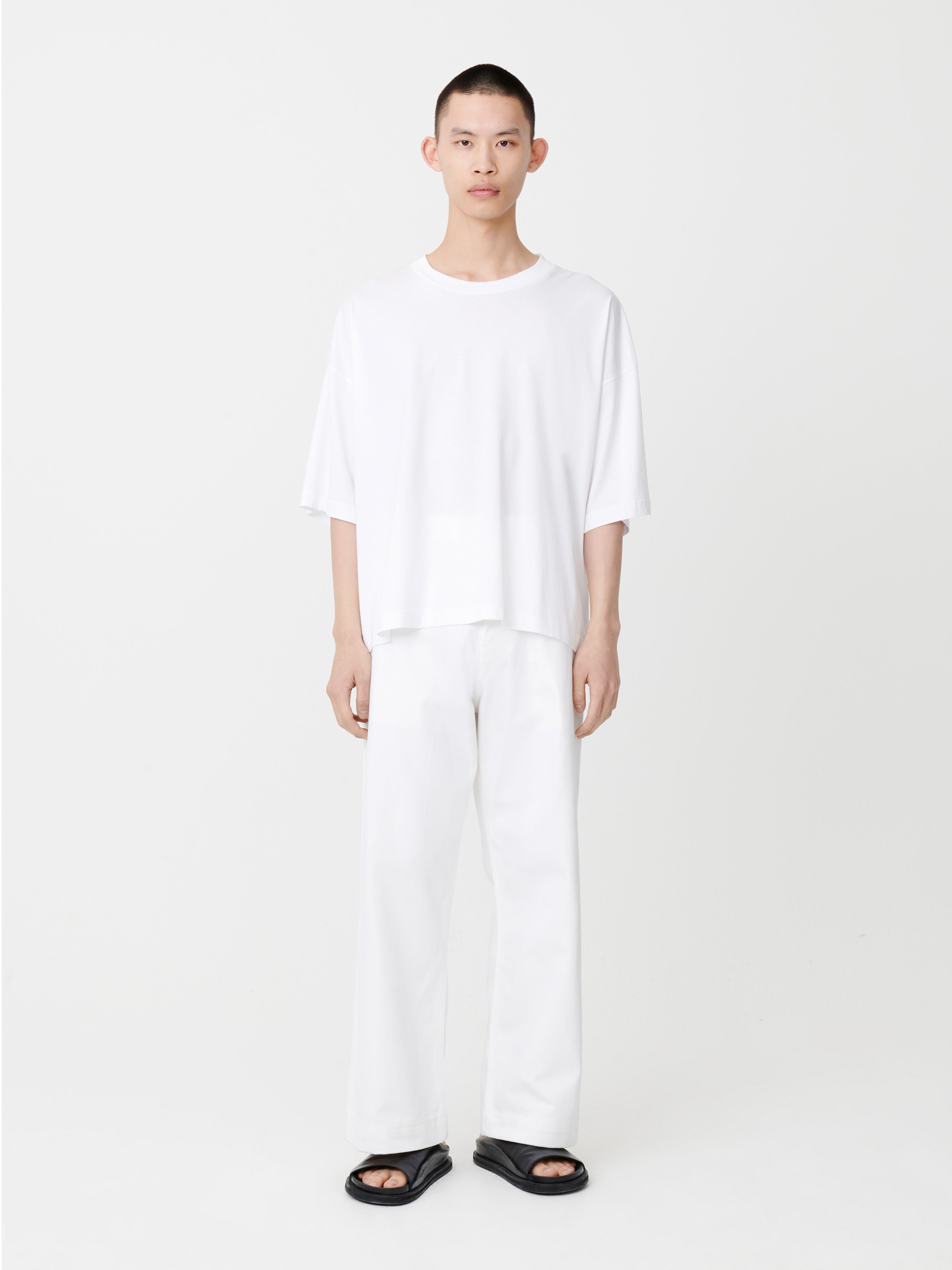 Pyad Denim Pant in Optic White– Studio Nicholson