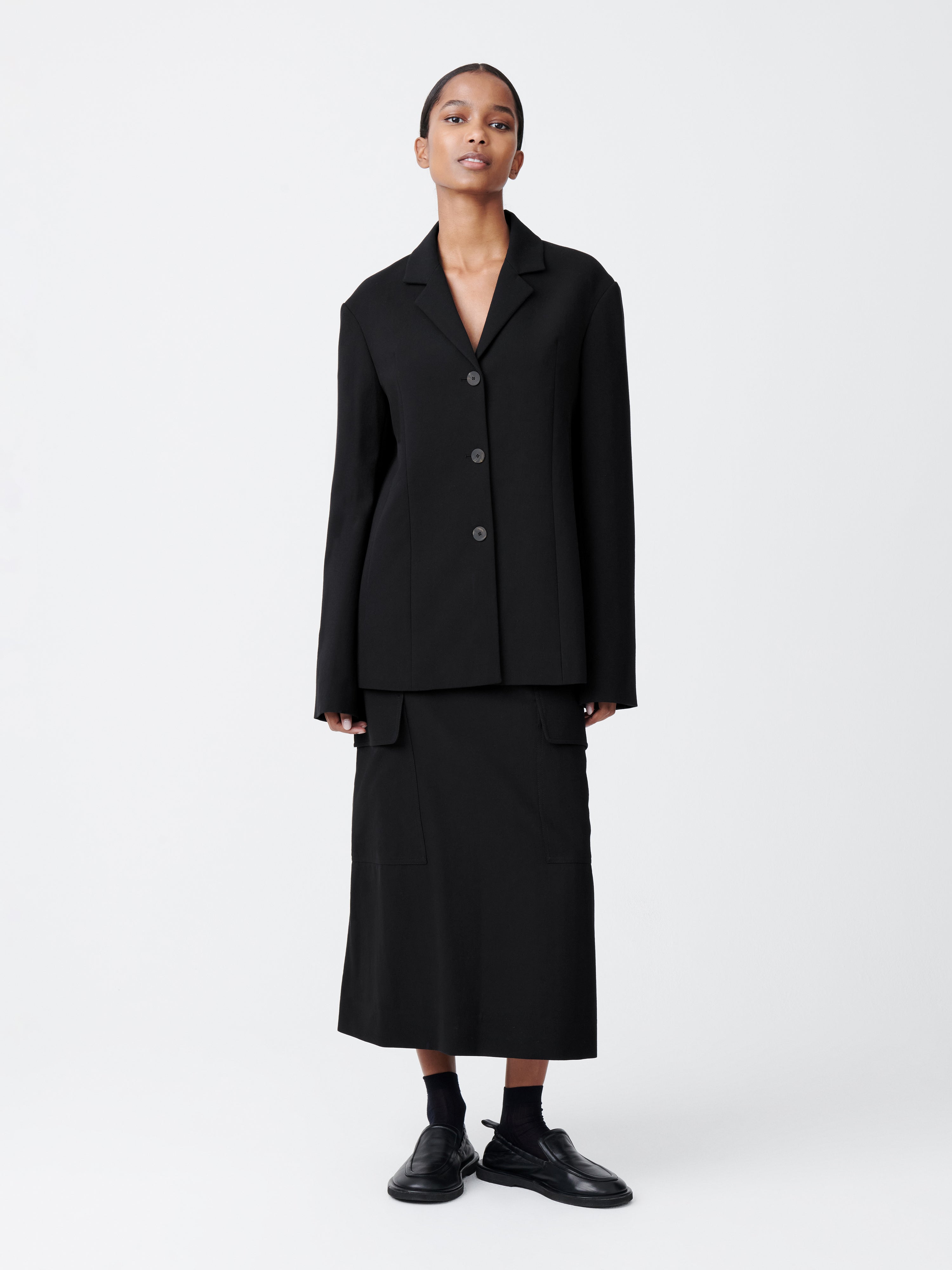 Tyrell Skirt in Black– Studio Nicholson