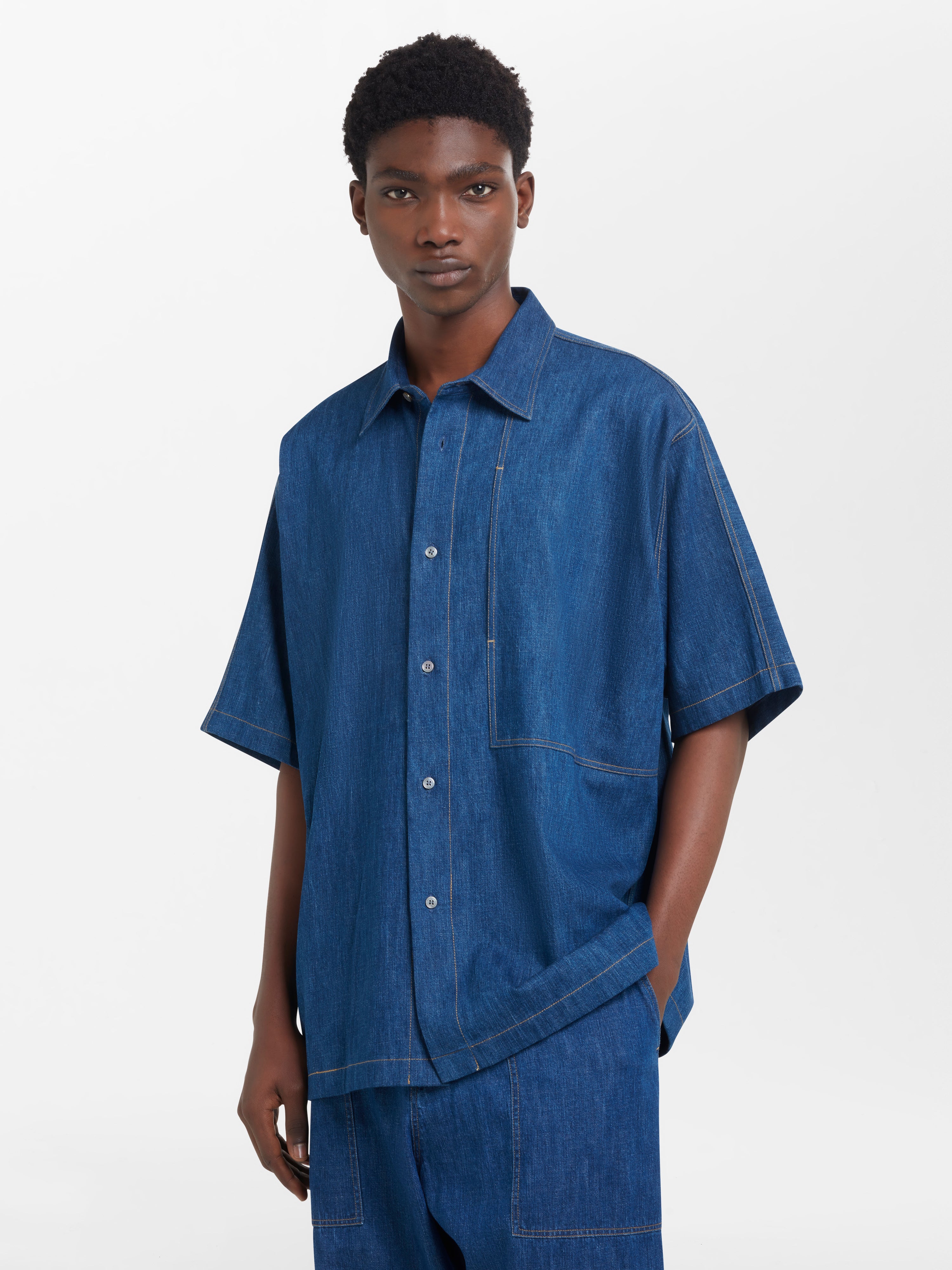 Pavo Denim Shirt in Indigo