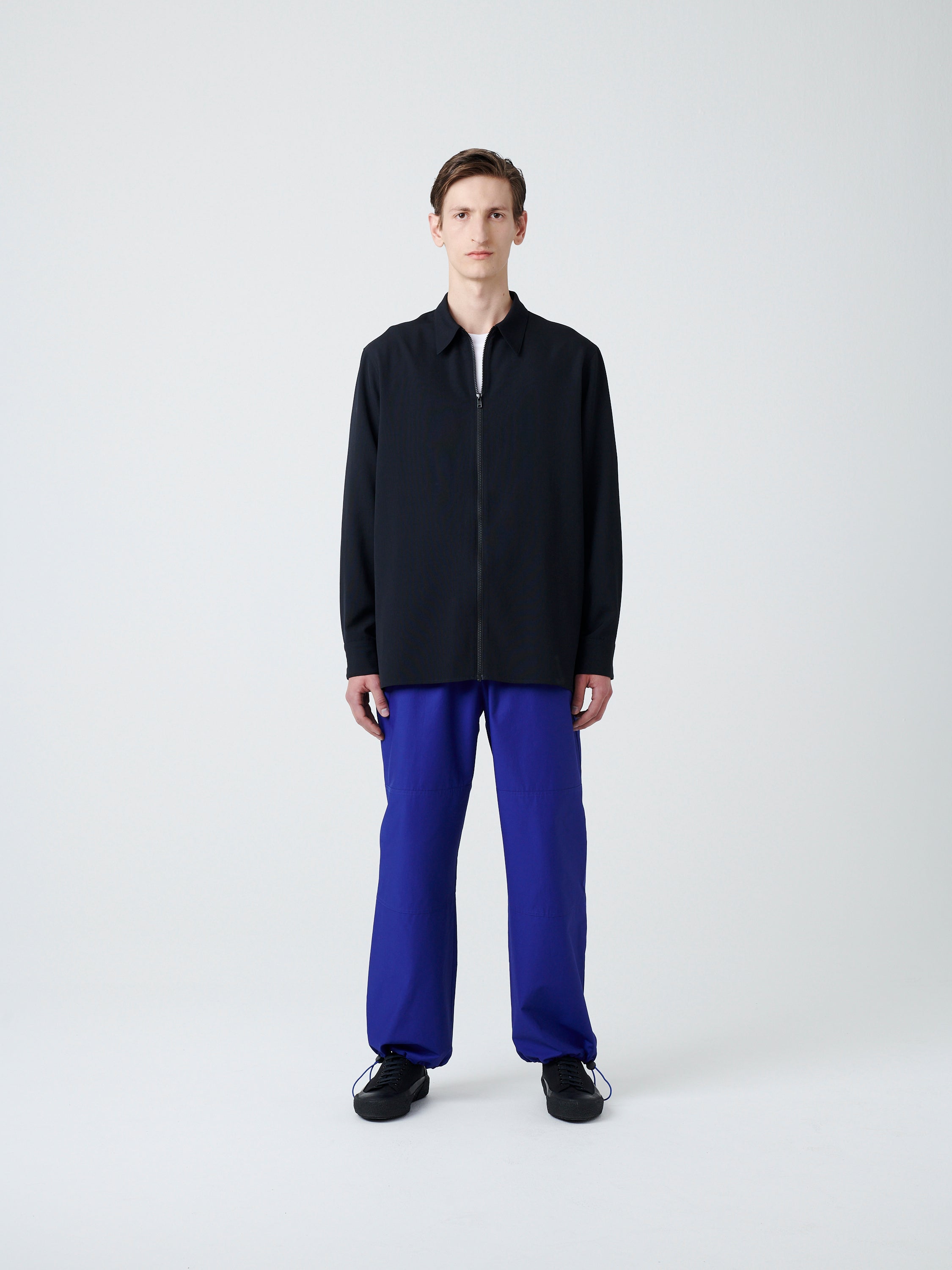 Zephyr Coated Cotton Pant in Klein Blue– Studio Nicholson