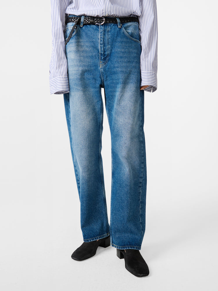 Denjo Denim Pant in Worn Wash Indigo