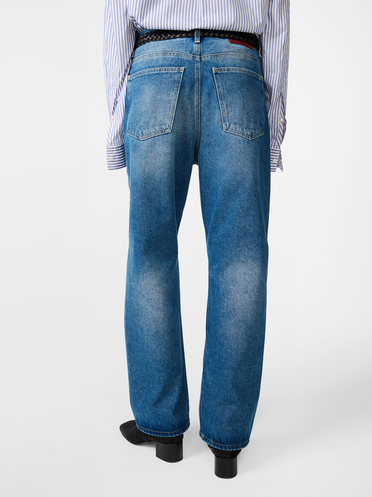 Denjo Denim Pant in Worn Wash Indigo