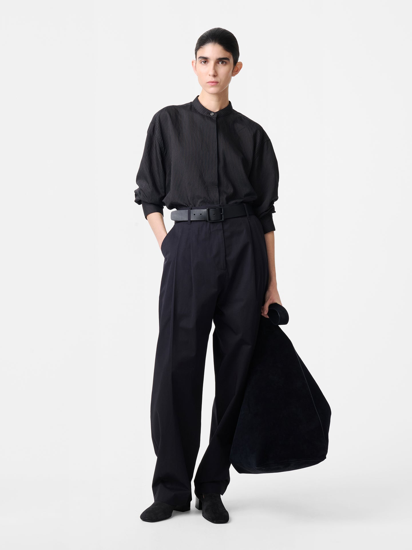 Acuna Workwear Cotton Pant in Darkest Navy