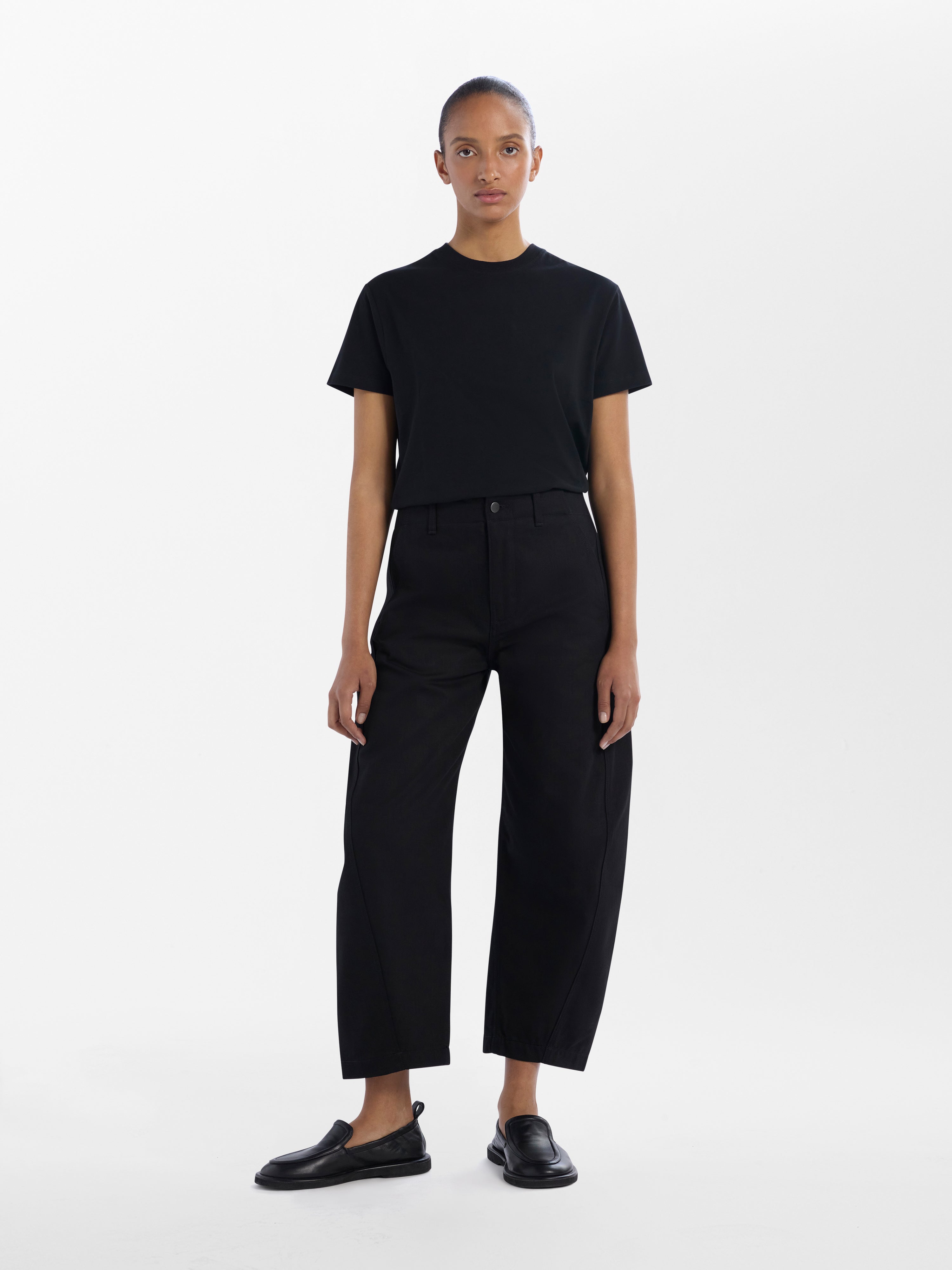 Akerman Denim Pant in Black– Studio Nicholson