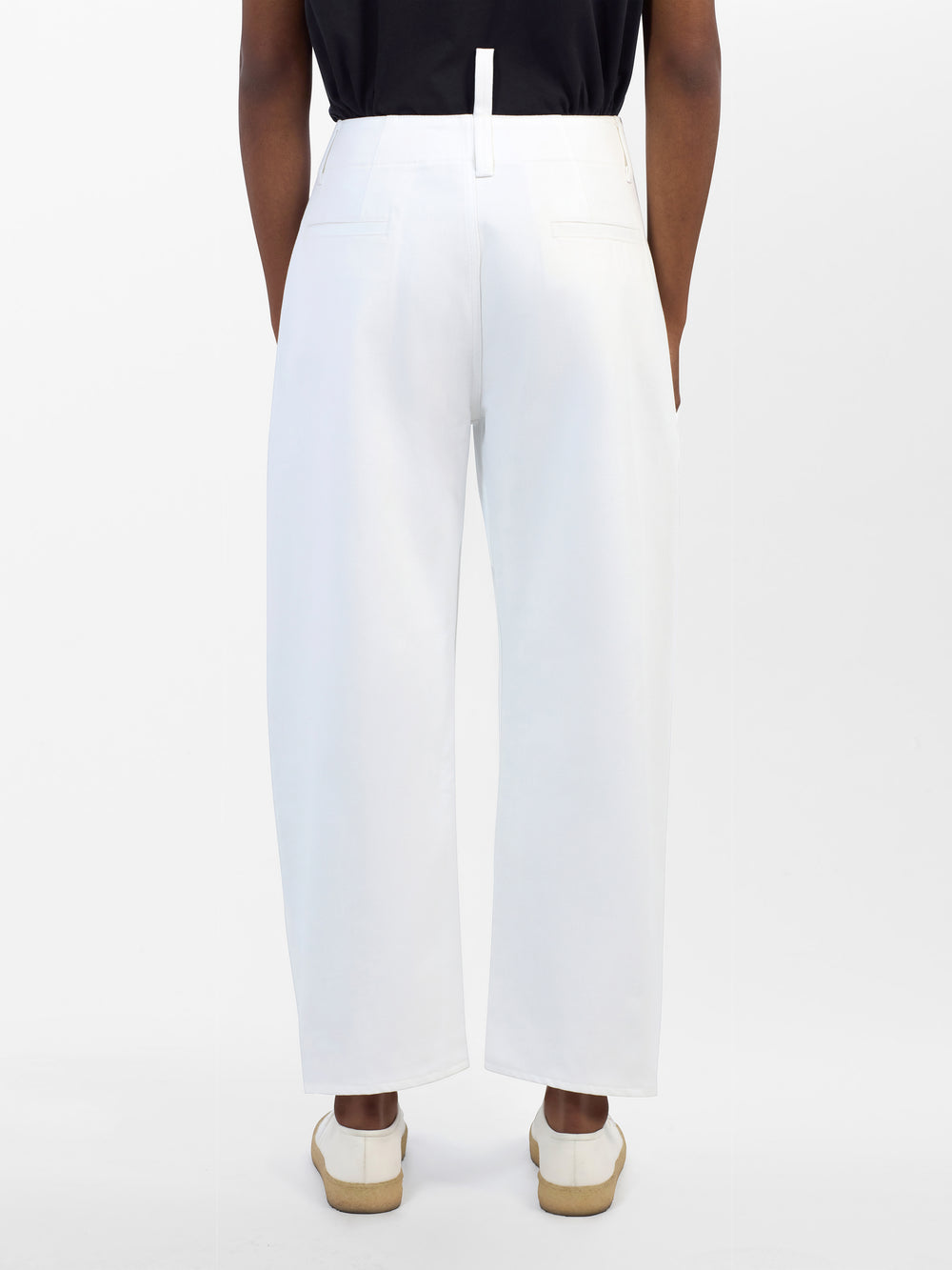 Akerman Denim Pant in Optic White– Studio Nicholson