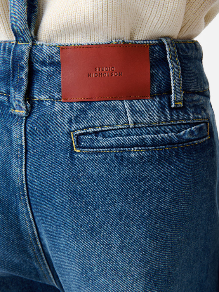 Akerman Denim Pant in Worn Wash Indigo