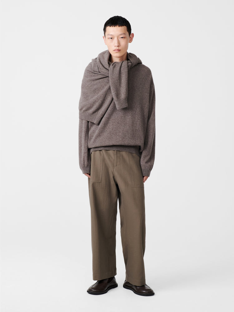 Alva Knit in Stone Melange