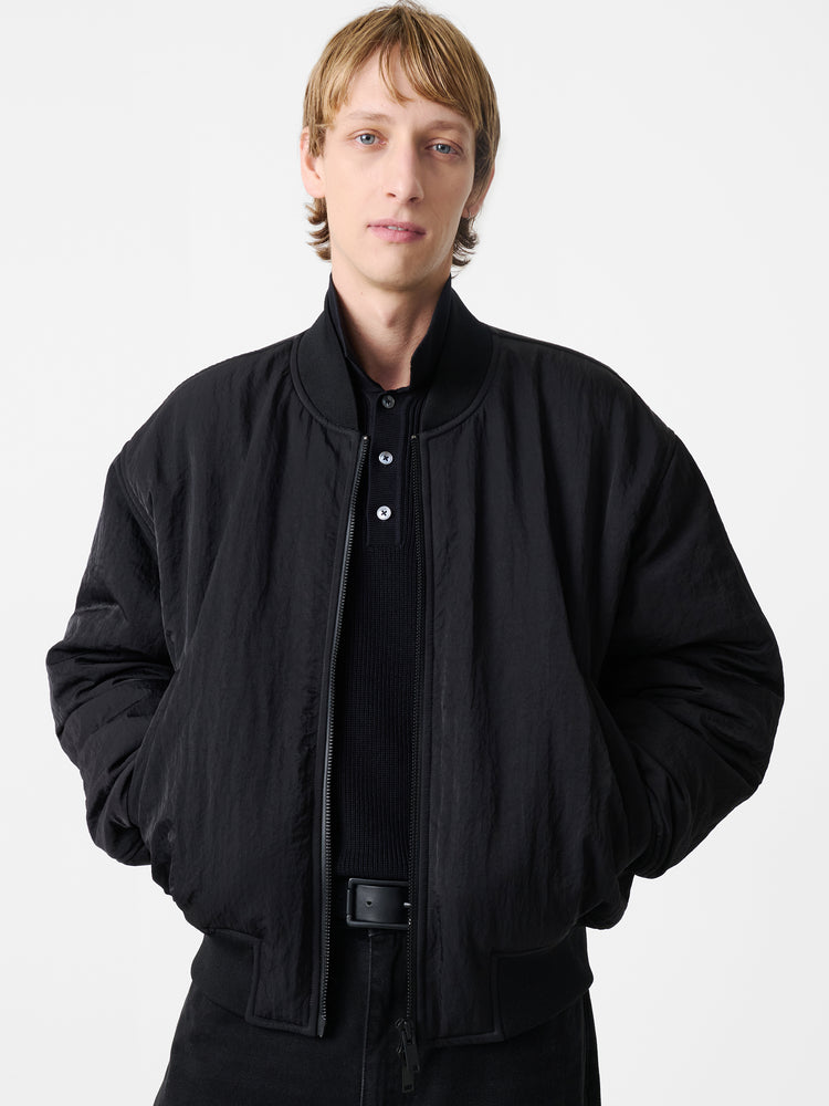 Blade Bomber Jacket in Black