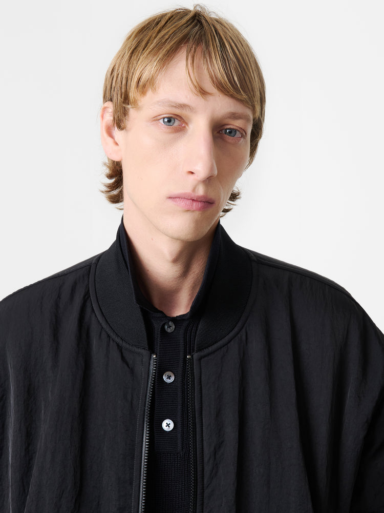 Blade Bomber Jacket in Black