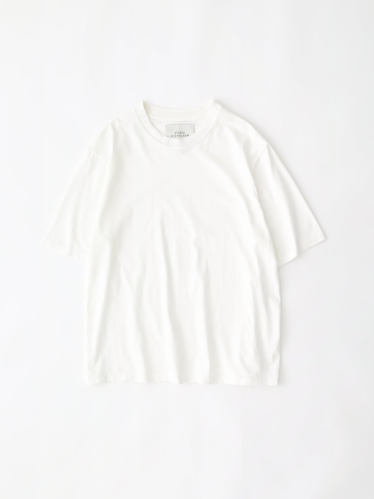 Bric T-Shirt in Optic White– Studio Nicholson