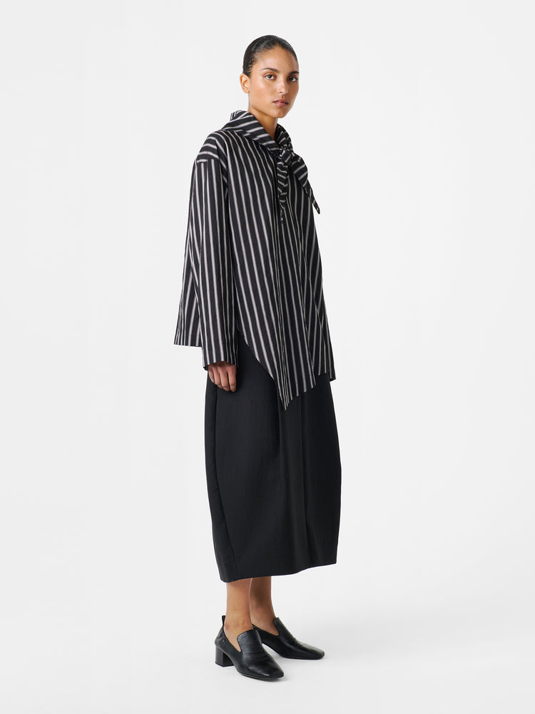 Bute Stripe Top in Darkest Navy Stripe