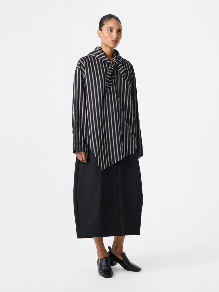 Bute Stripe Top in Darkest Navy Stripe