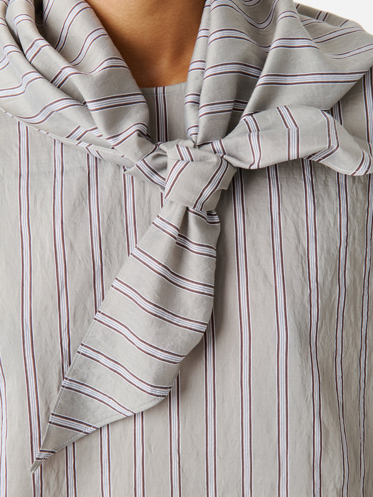 Bute Top in Putty Stripe