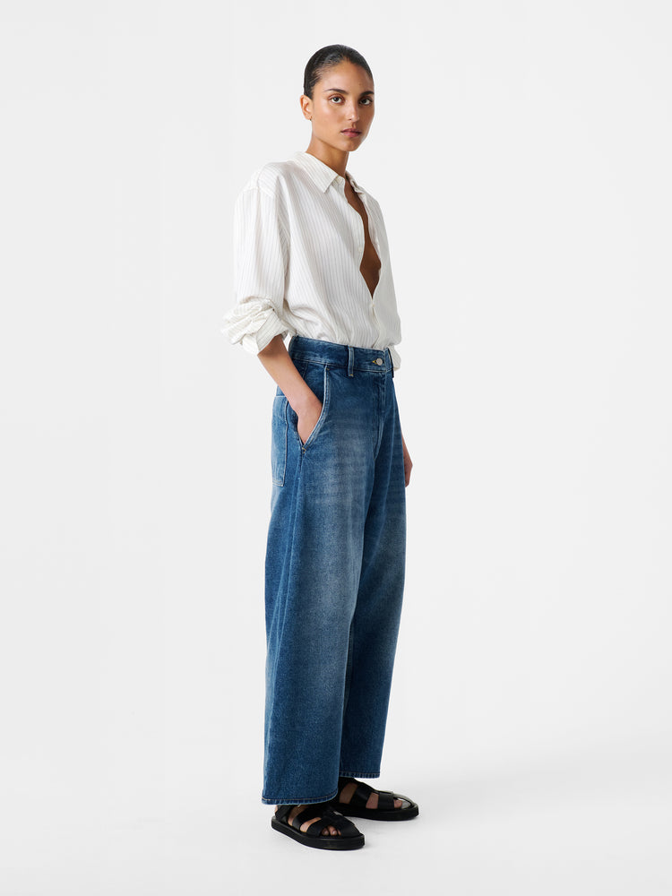 Chalco Denim Pant in Worn Wash Indigo