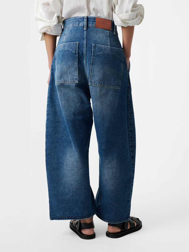 Chalco Denim Pant in Worn Wash Indigo