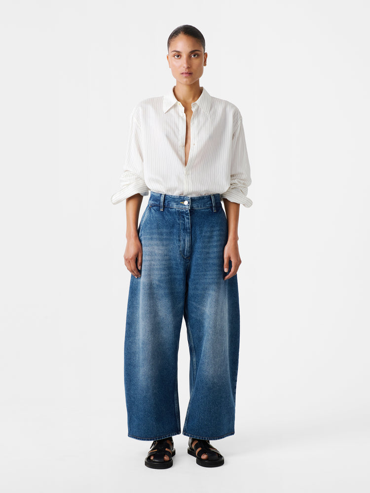 Chalco Denim Pant in Worn Wash Indigo