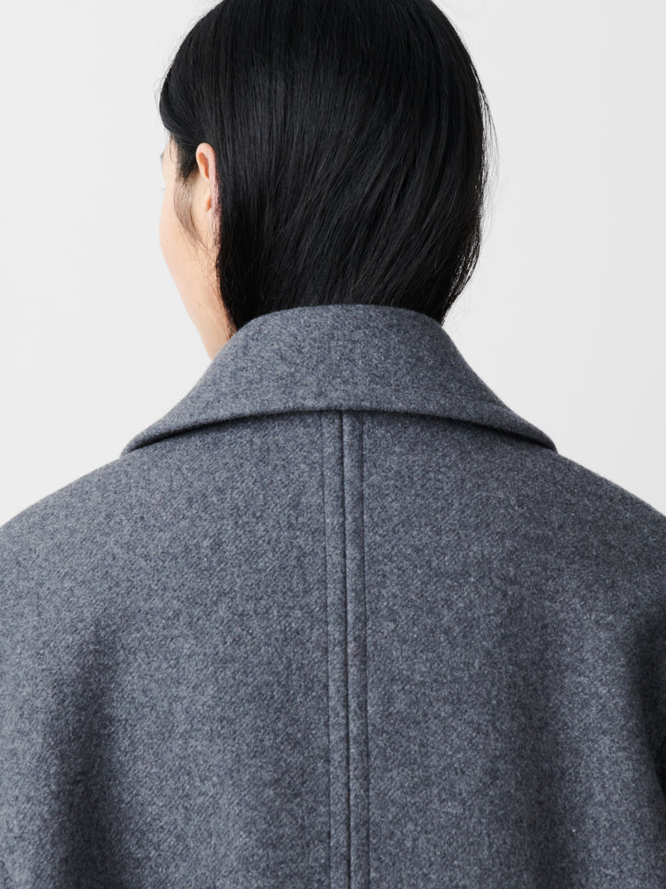 Coles Coat in Grey Melange