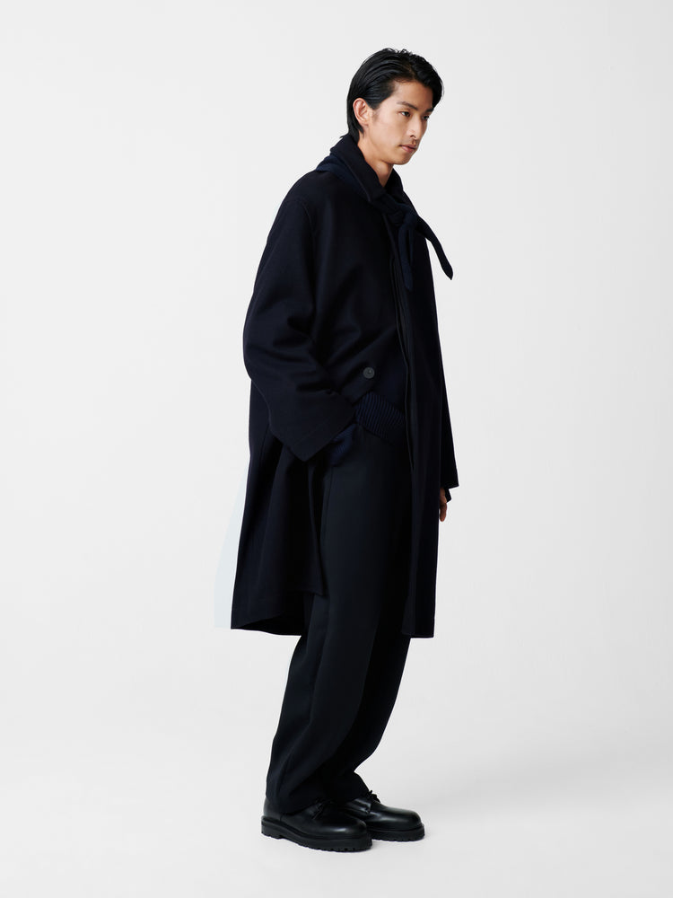 Cover Coat in Darkest Navy