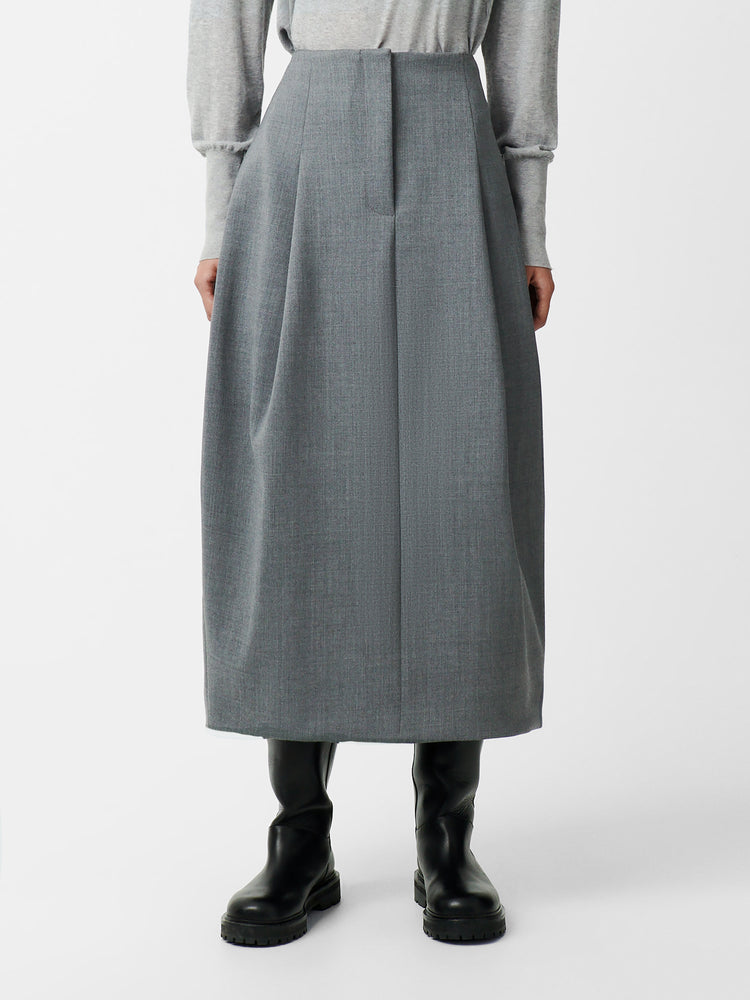 Carson Skirt in Grey Marl