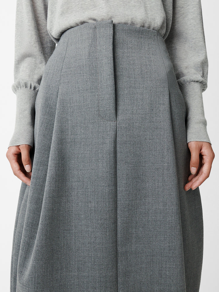 Carson Skirt in Grey Marl