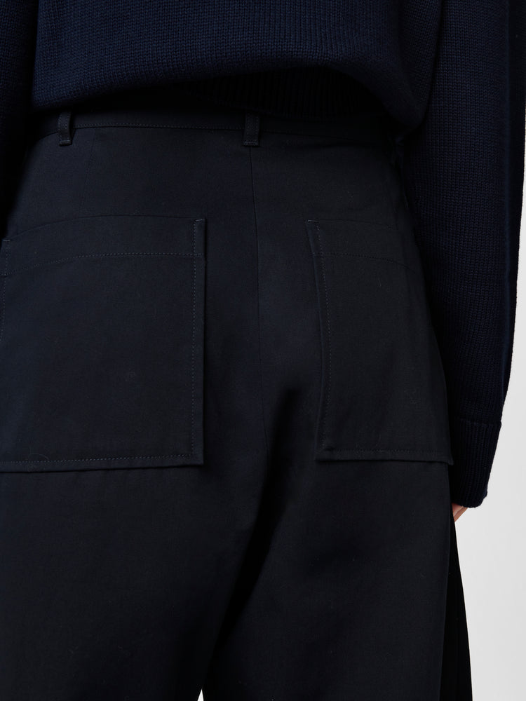 Chalco Twill Pant in Darkest Navy