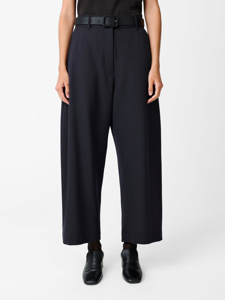 Chalco Wool Pant in Darkest Navy