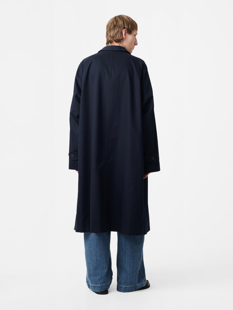 Crowe Coat in Darkest Navy