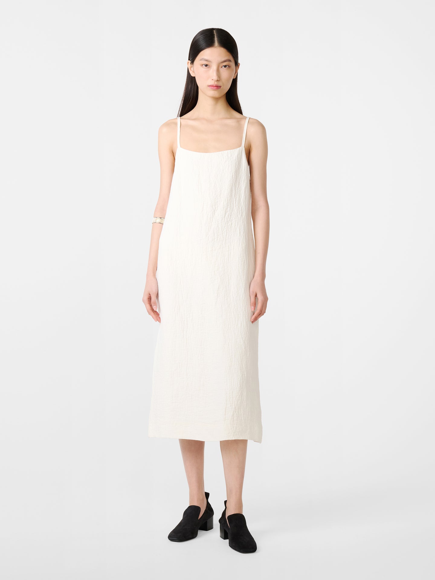 Danae Dress in Parchment