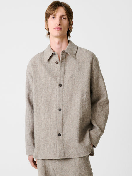 Deck Wool Shirt in Feather– Studio Nicholson