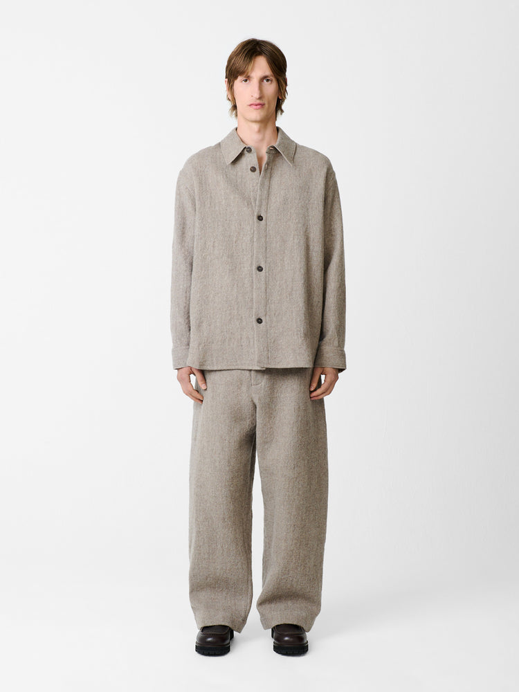 Deck Wool Shirt in Feather