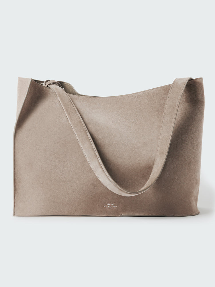 Doublet Suede Bag in Clay