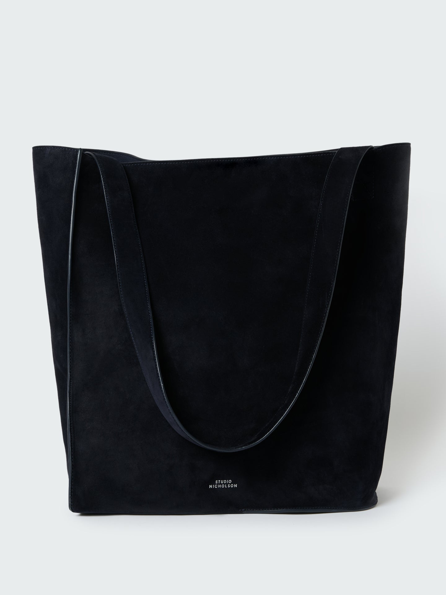 Doublet Type 2 Suede Bag in Darkest Navy