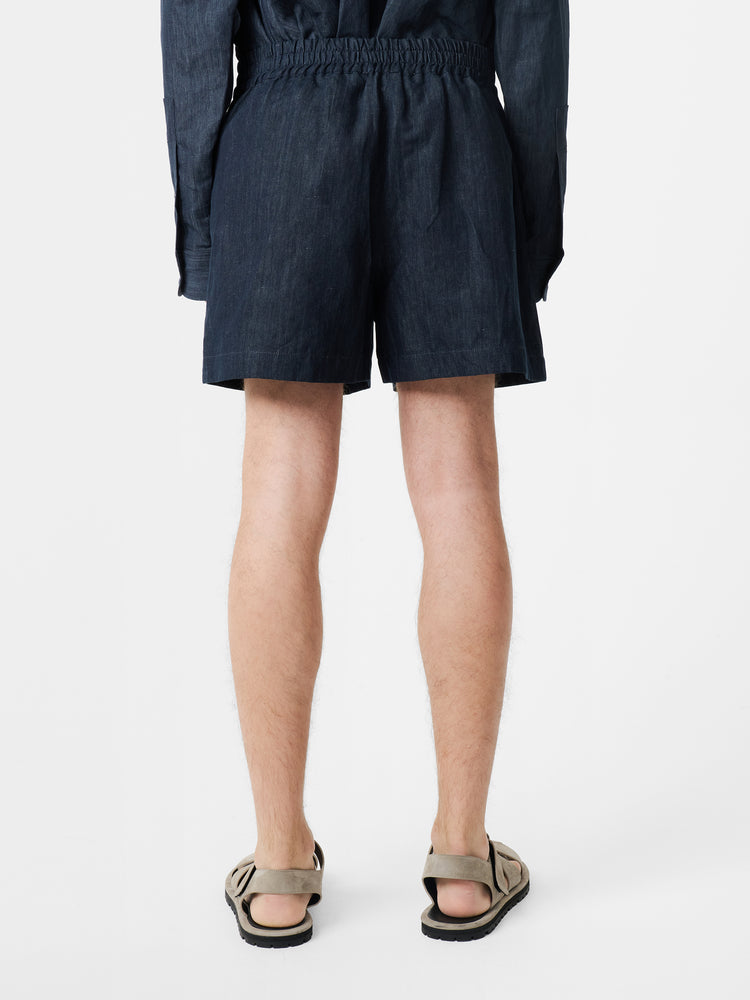 Elio Short in Indigo