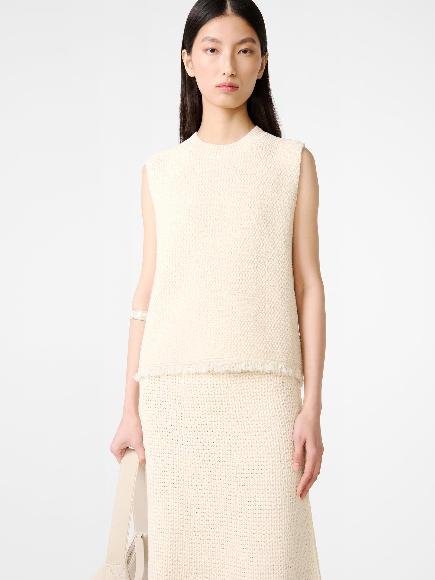 Fray Knit in Cream