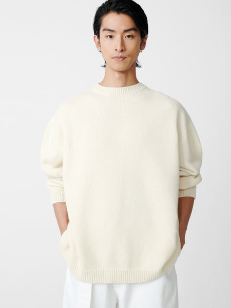 Hemyl Knit in Parchment | Oversized Jumper | Studio Nicholson