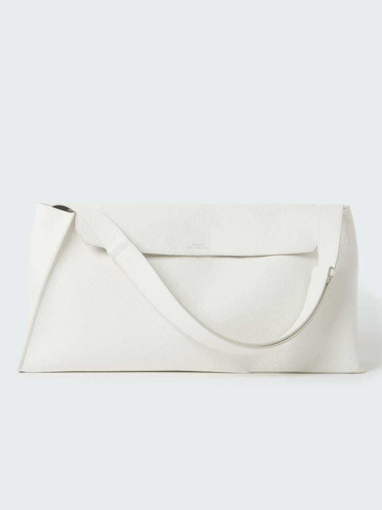 Shiboru Leather Bag in Parchment