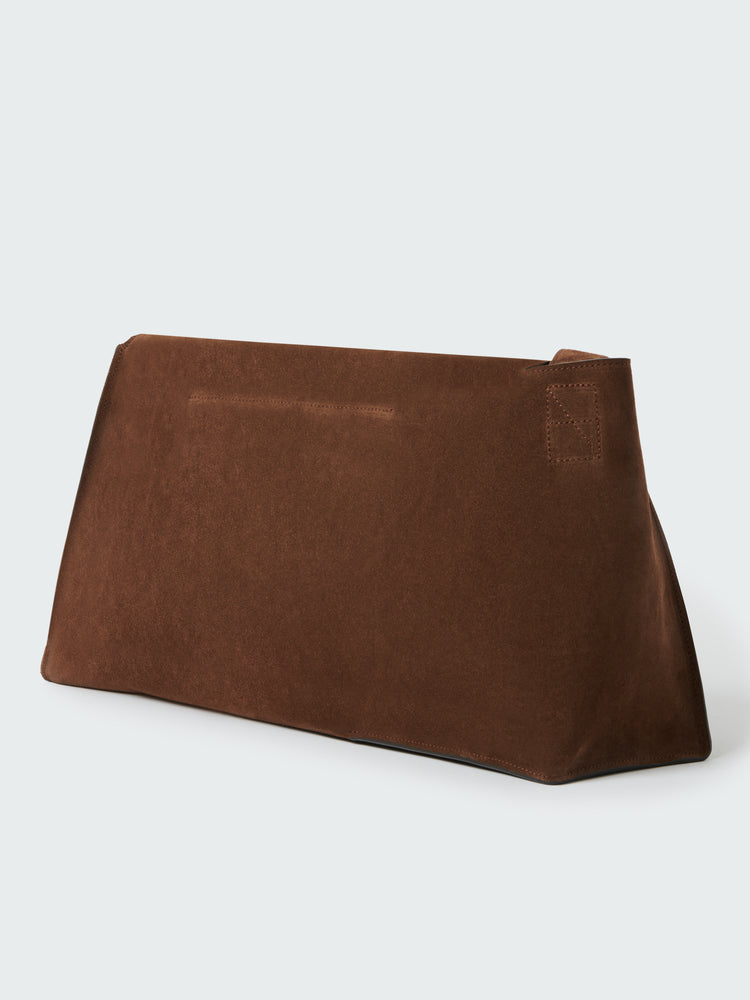 Shiboru Suede Bag in Cocoa