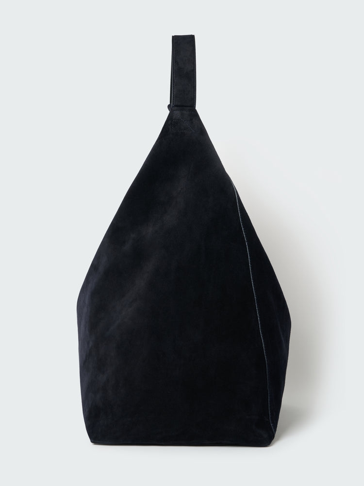 Hobo Type 2 Suede Bag in Darkest Navy