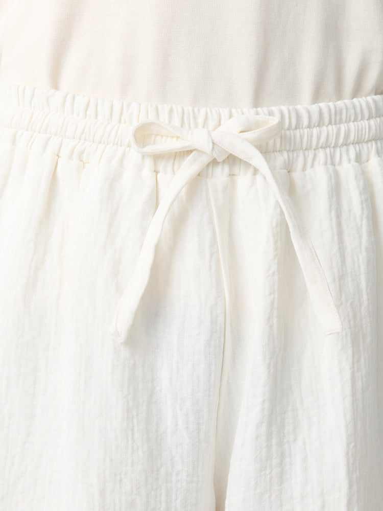 Joshua Linen Short in Parchment