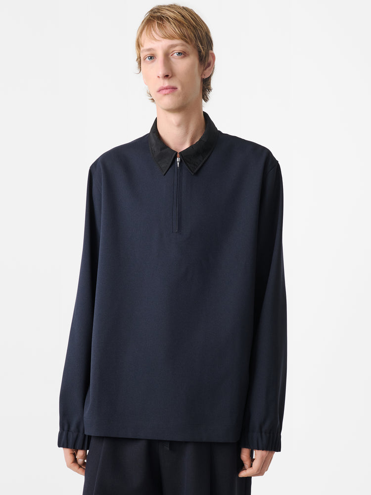 Joss Shirt in Darkest Navy