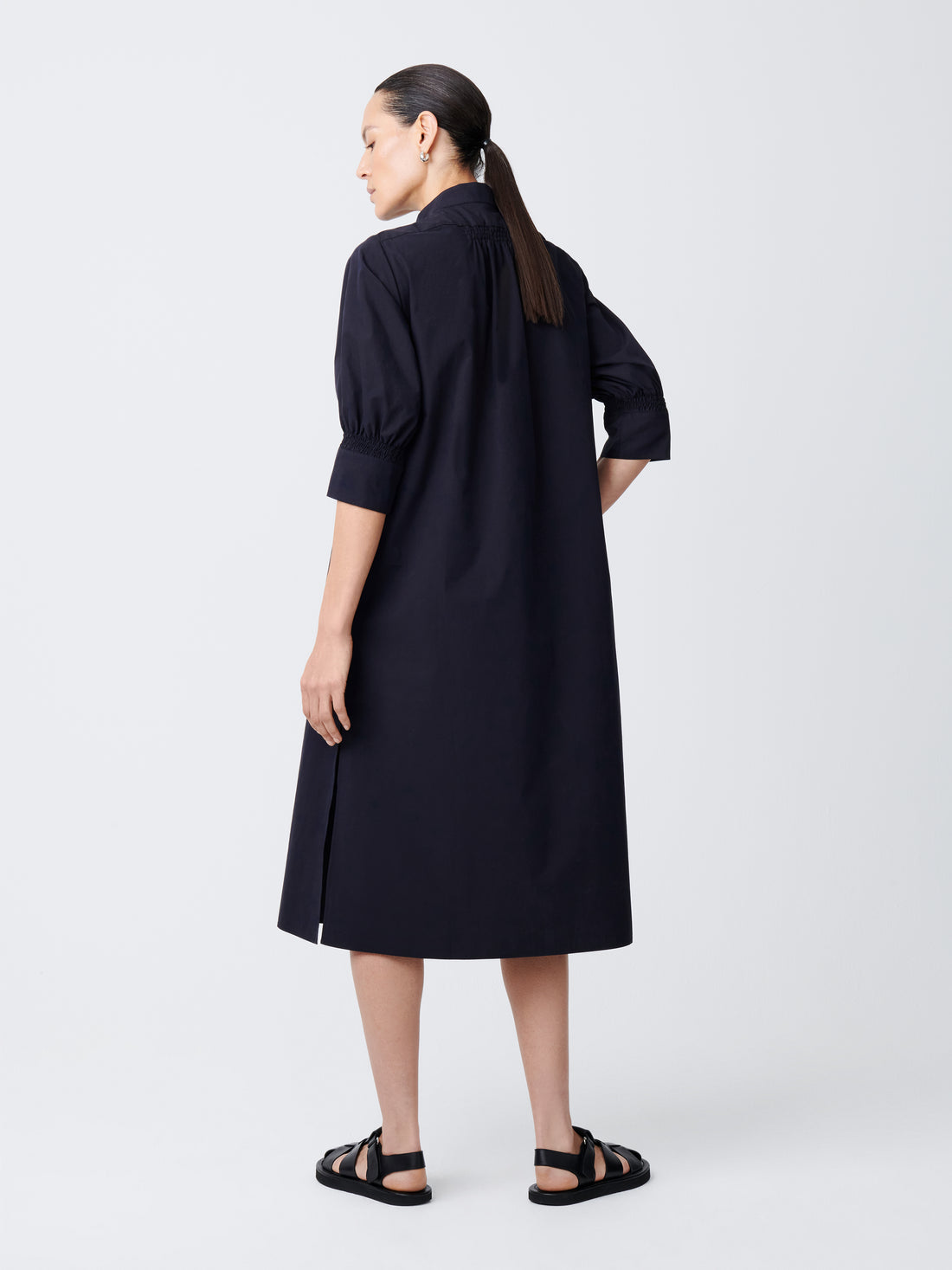 Knoll Dress in Darkest Navy– Studio Nicholson