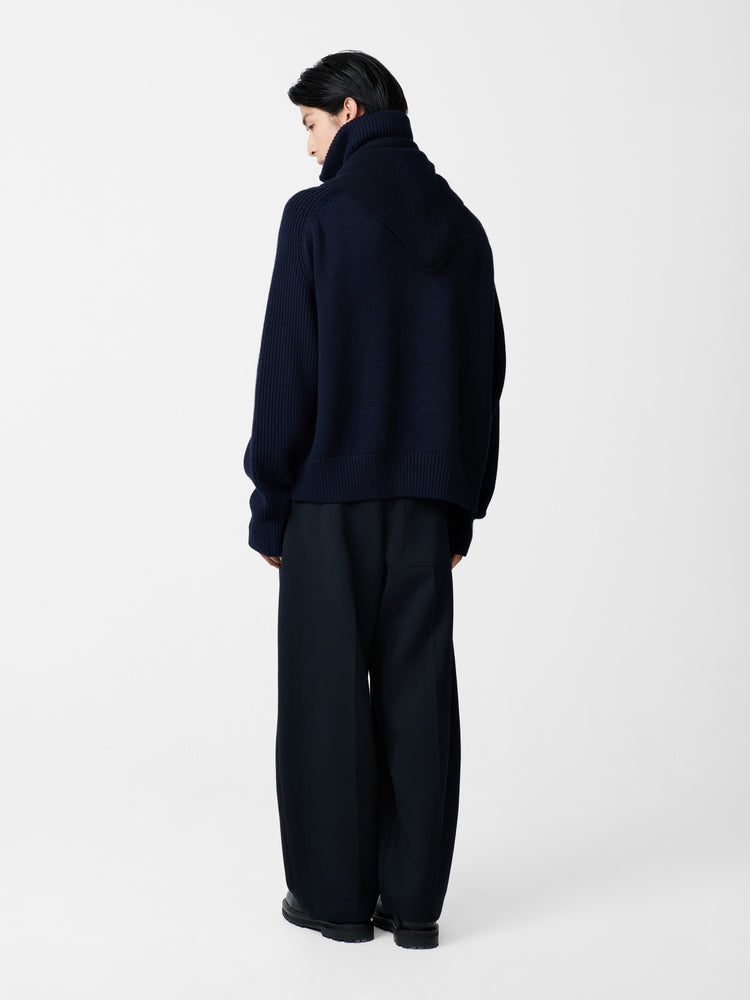 Level Knit in Navy Marl