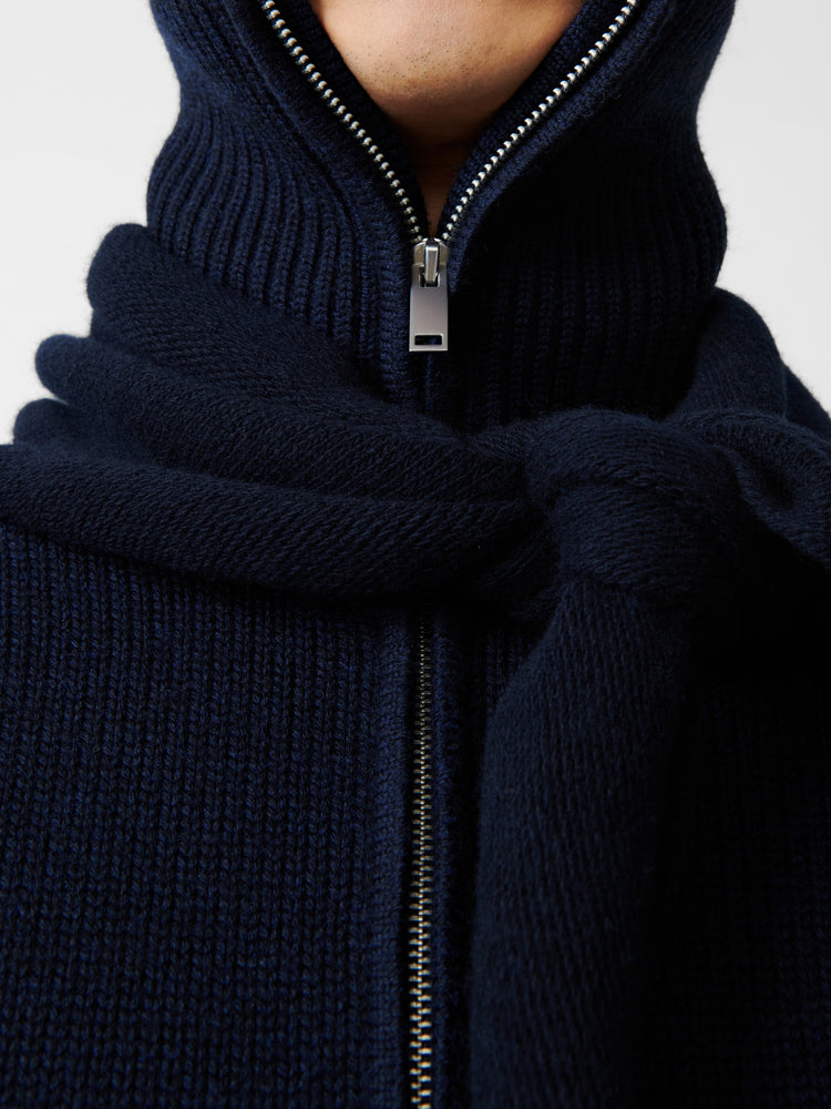 Level Knit in Navy Marl