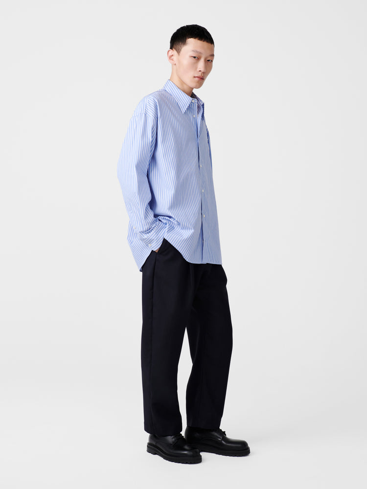 Loche Shirt in Blue Stripe