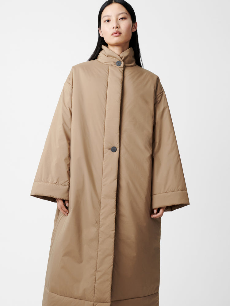 Pallan Down Coat in Beige